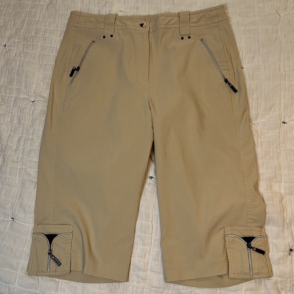 Jamie Sadock Beige Capris Size 8